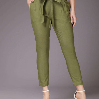 Women Solid Trouser