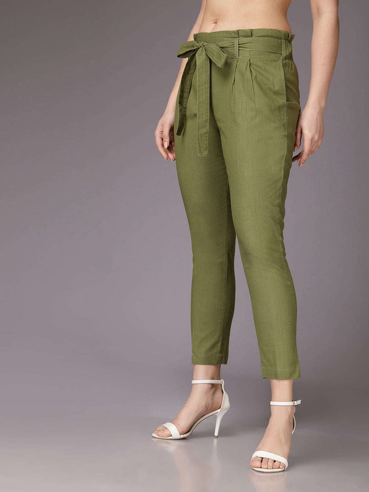 Women Solid Trouser