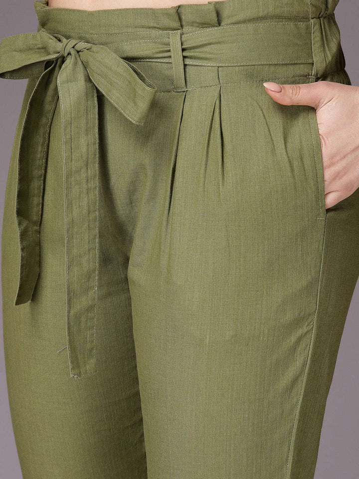 Women Solid Trouser