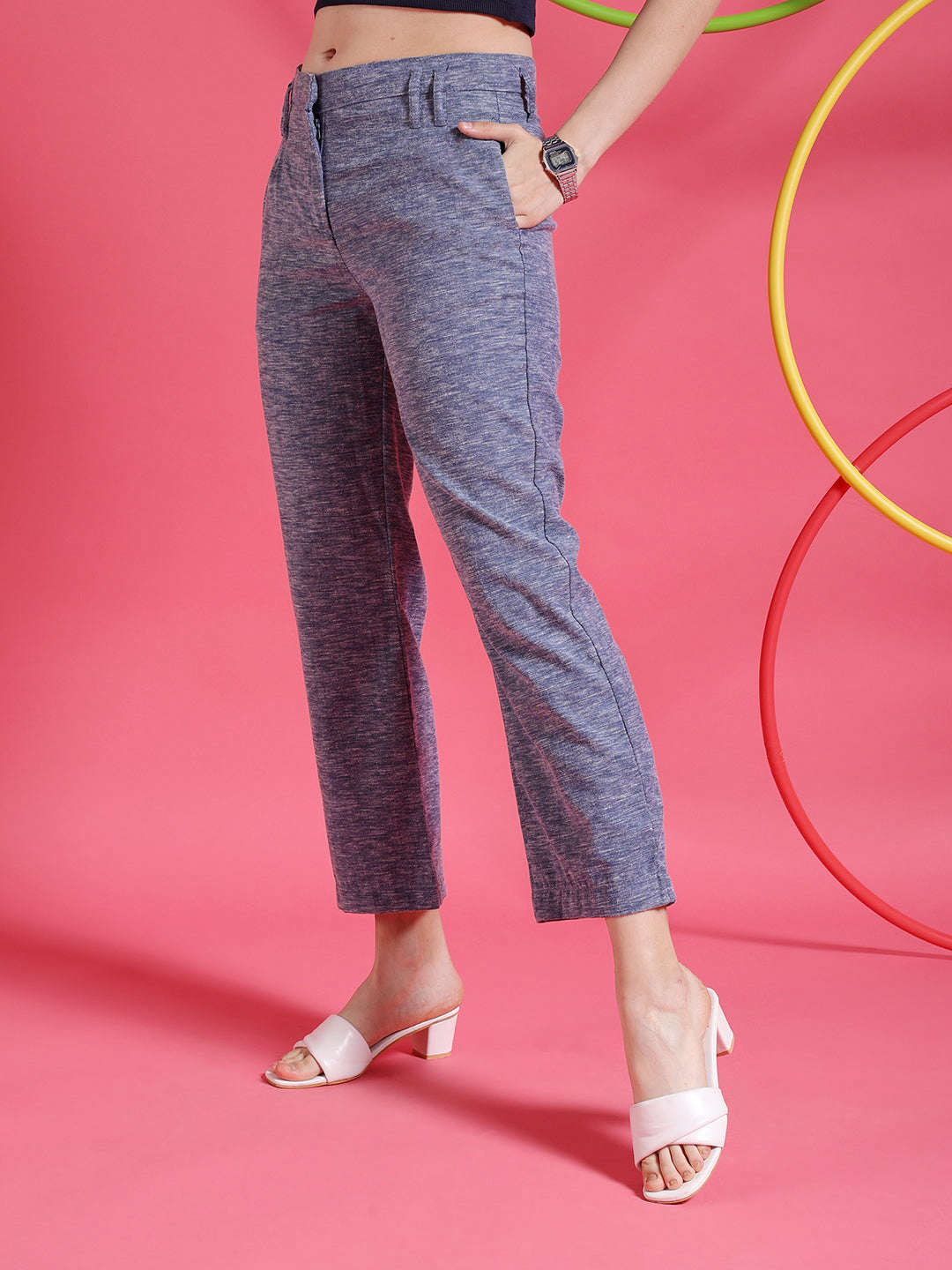 Women Solid Trouser