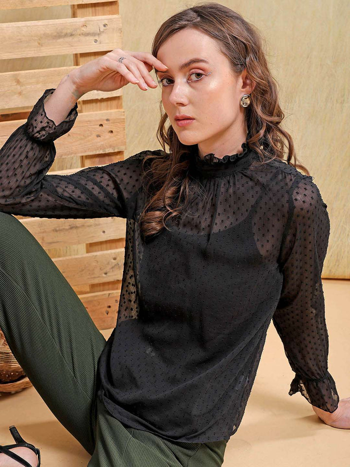 Women Solid Top