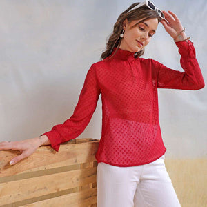 Women Solid Top