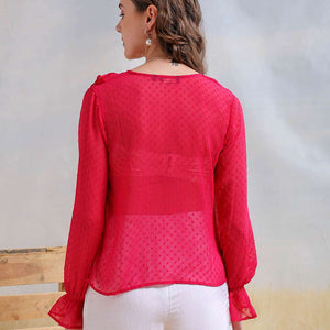 Women Solid Top