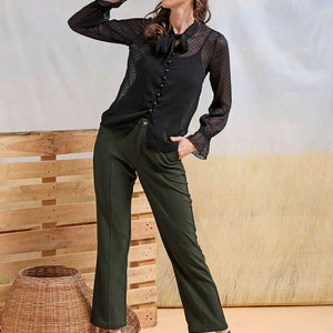 Women Solid Top