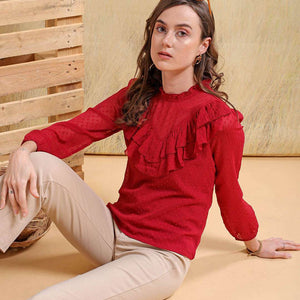 Women Solid Top