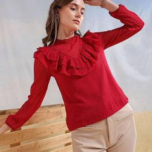 Women Solid Top