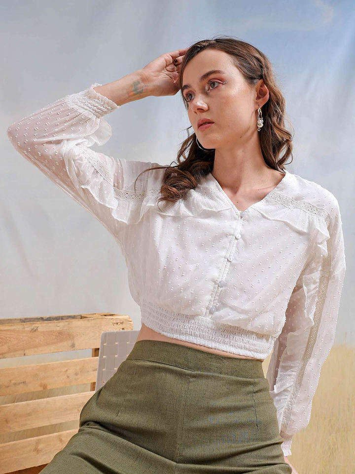 Women Solid Top