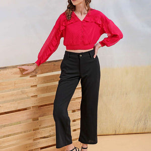 Women Solid Top