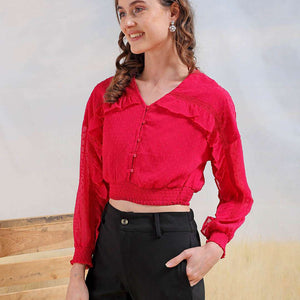 Women Solid Top