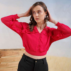 Women Solid Top