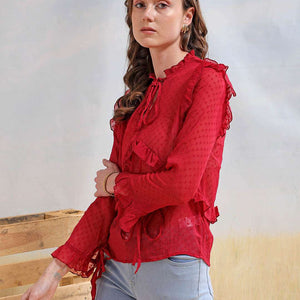 Women Solid Top