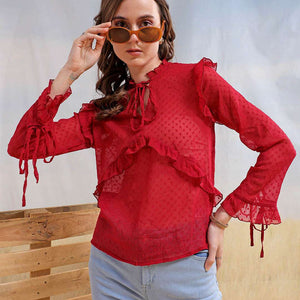 Women Solid Top