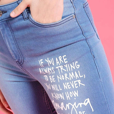Women Streetwear Skinny Fit Jeans
