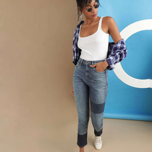 Women Streetstyle Straight Fit Jeans