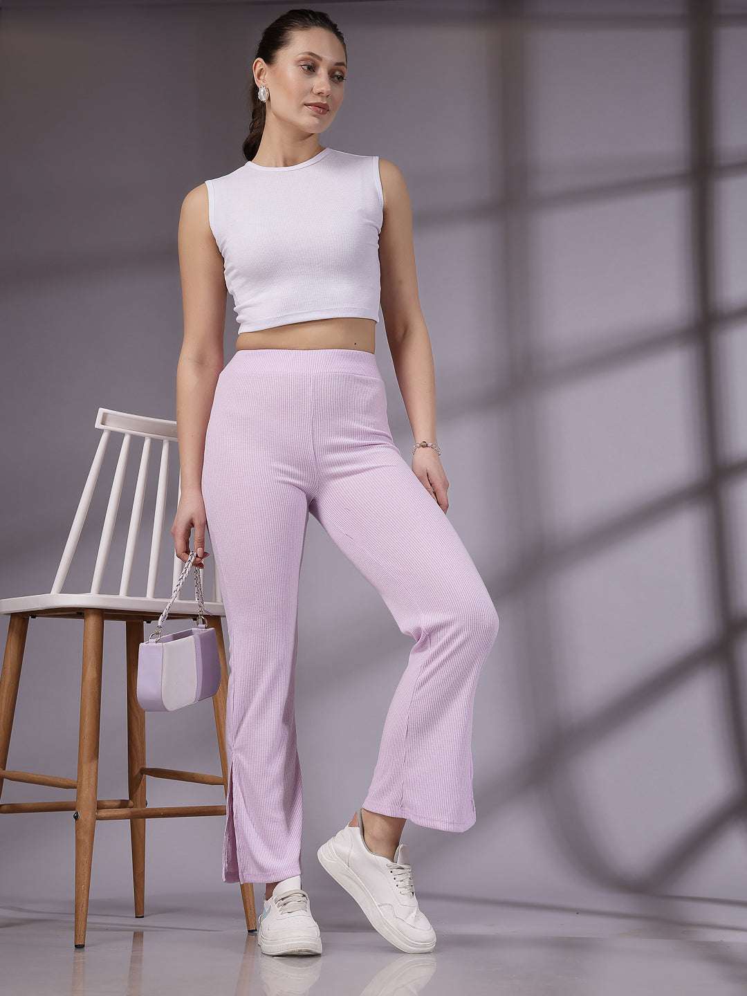 Women Solid Trouser