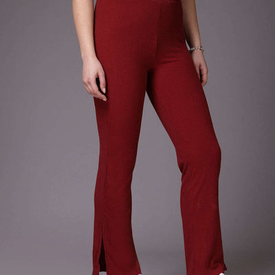 Women Solid Trouser