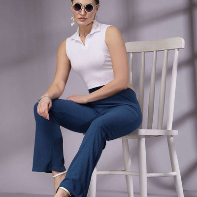 Women Solid Trouser