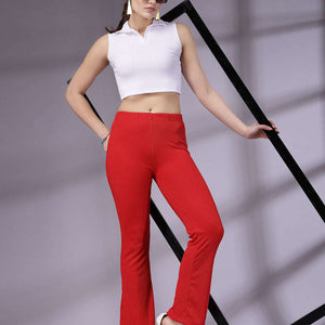 Women Solid Trouser