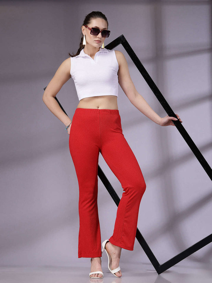 Women Solid Trouser