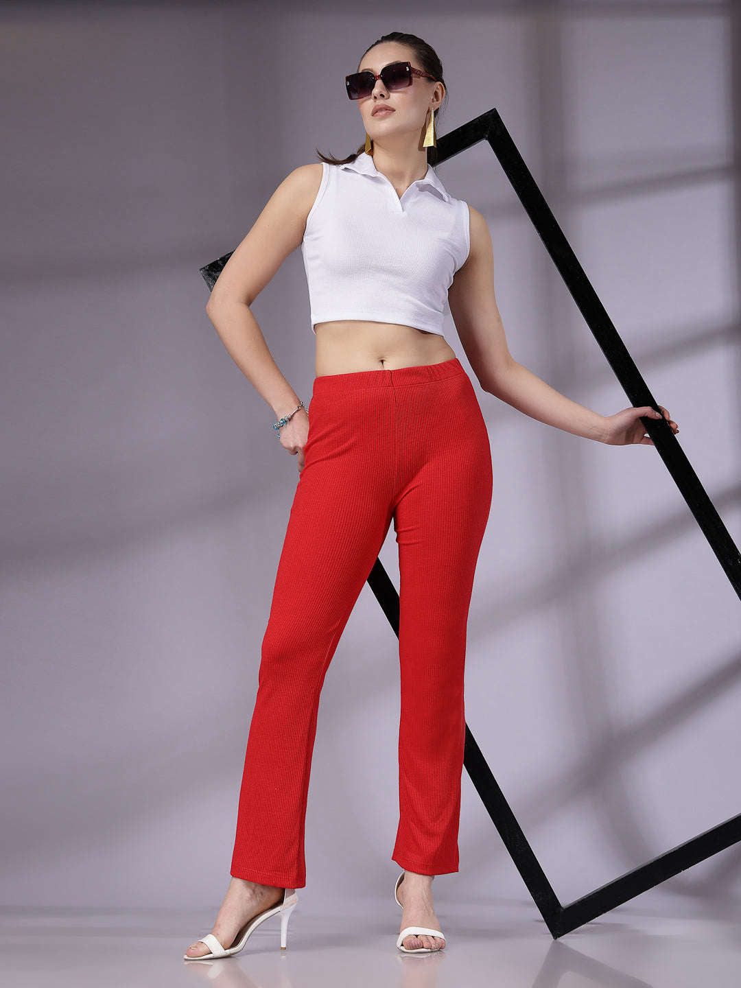 Women Solid Trouser