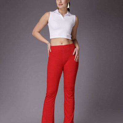 Women Solid Trouser