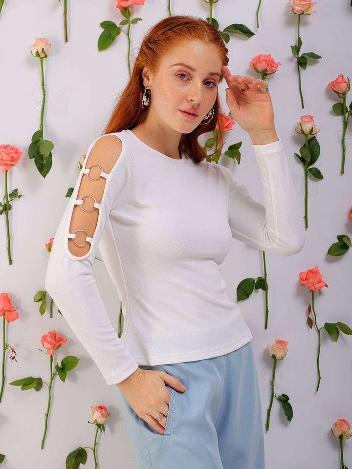 Women Solid Top