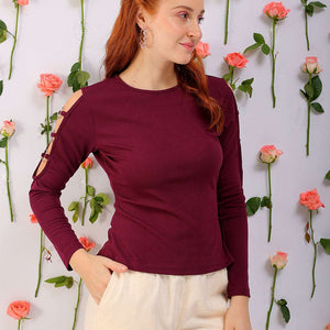 Women Solid Top