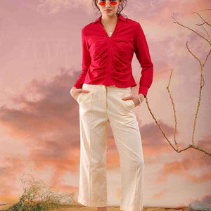 Women Solid Top