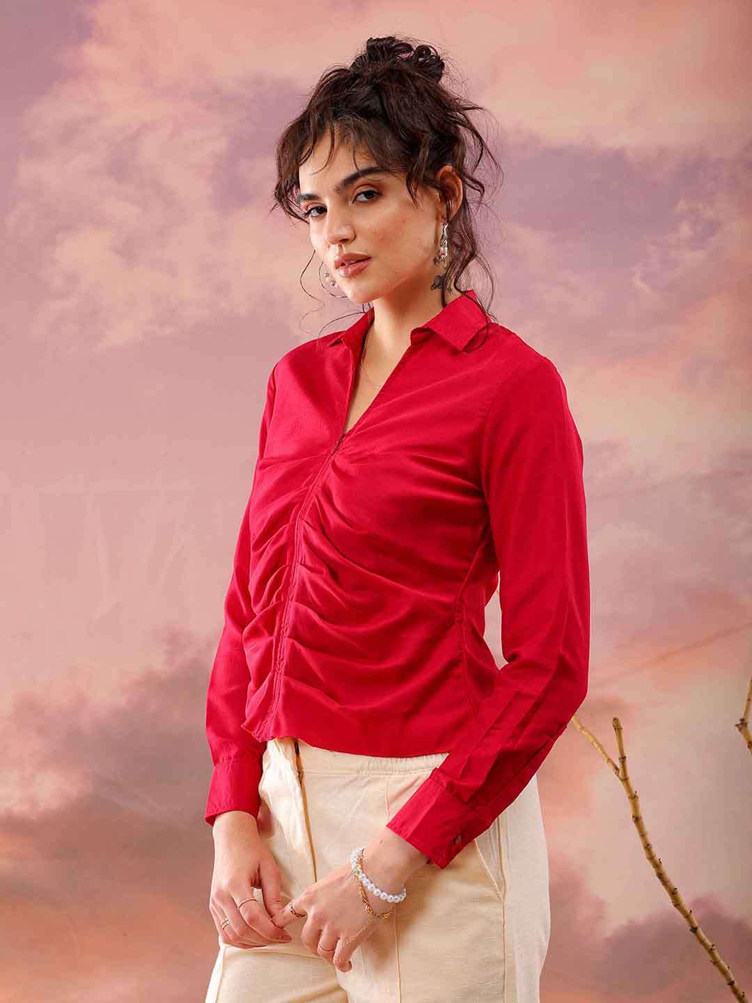 Women Solid Top