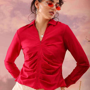 Women Solid Top