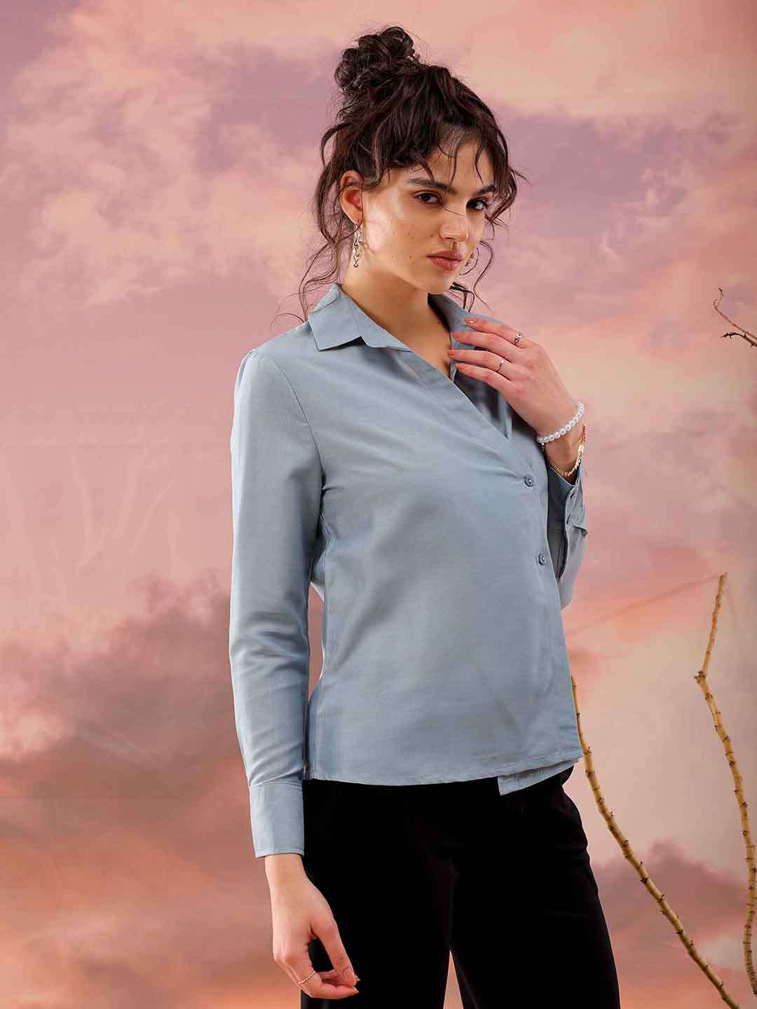 Women Solid Top