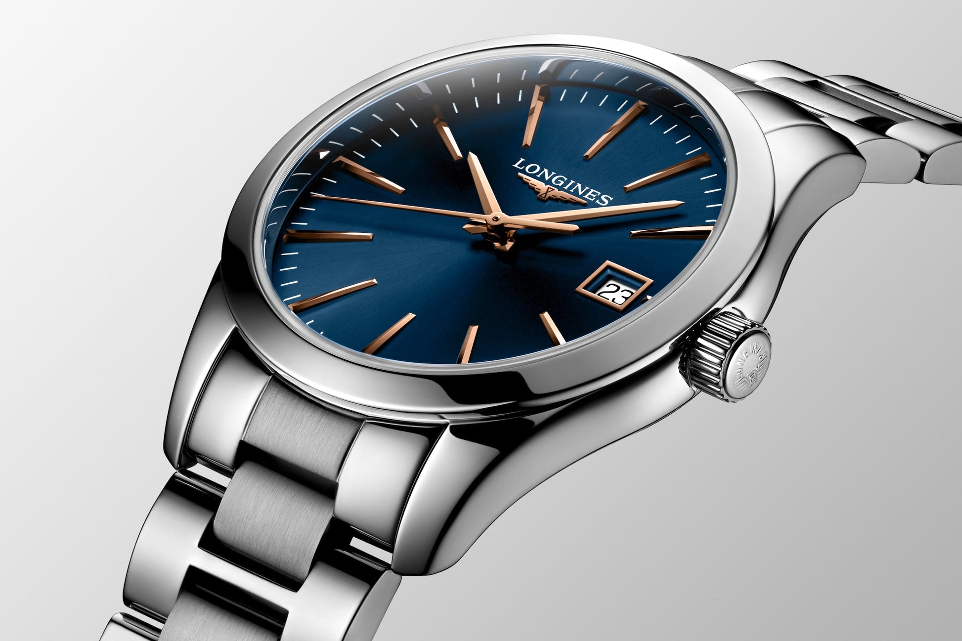 Longines Conquest Blue dial Women 34mm