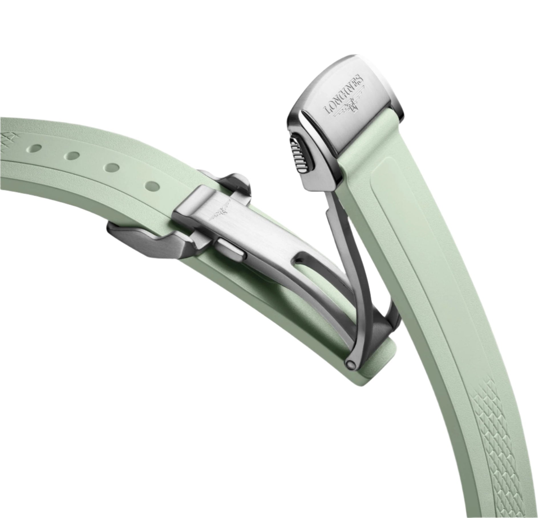 Longines Conquest Sunray Green Dial Men 34mm