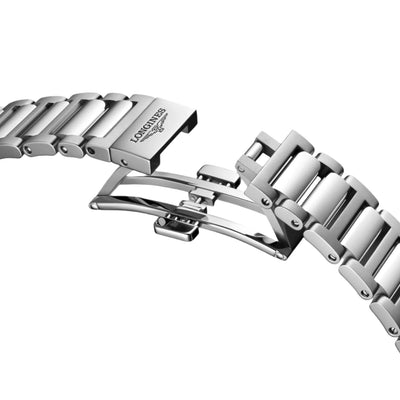 Longines Conquest Sunray Pink Dial Men 34mm