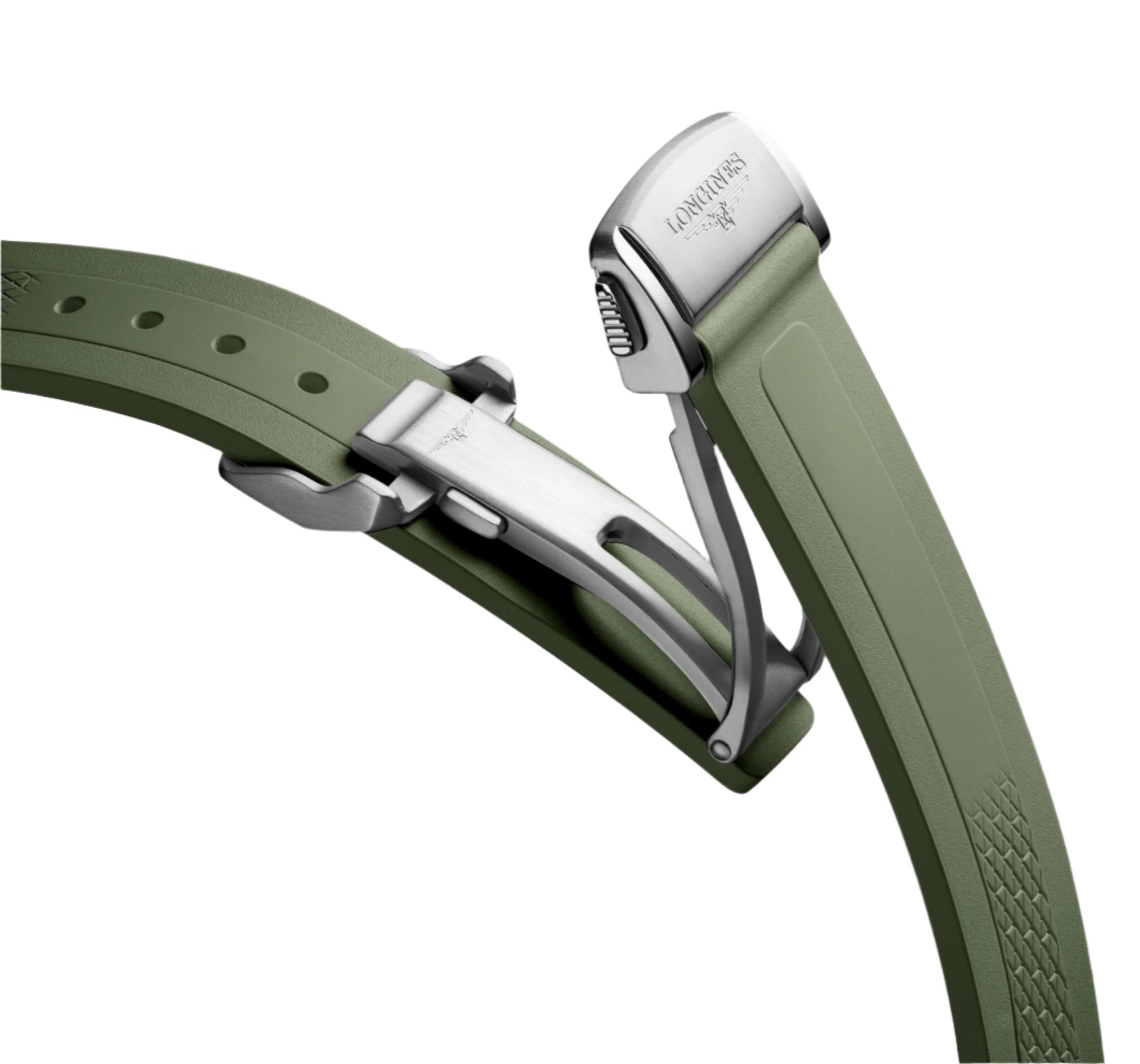 Longines Conquest Sunray Green Dial Men 34mm