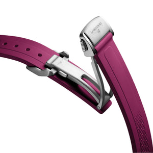 Longines Conquest Sunray Purple Dial Men 34mm