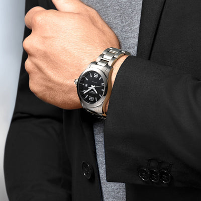 Longines Conquest Black dial Men 41mm