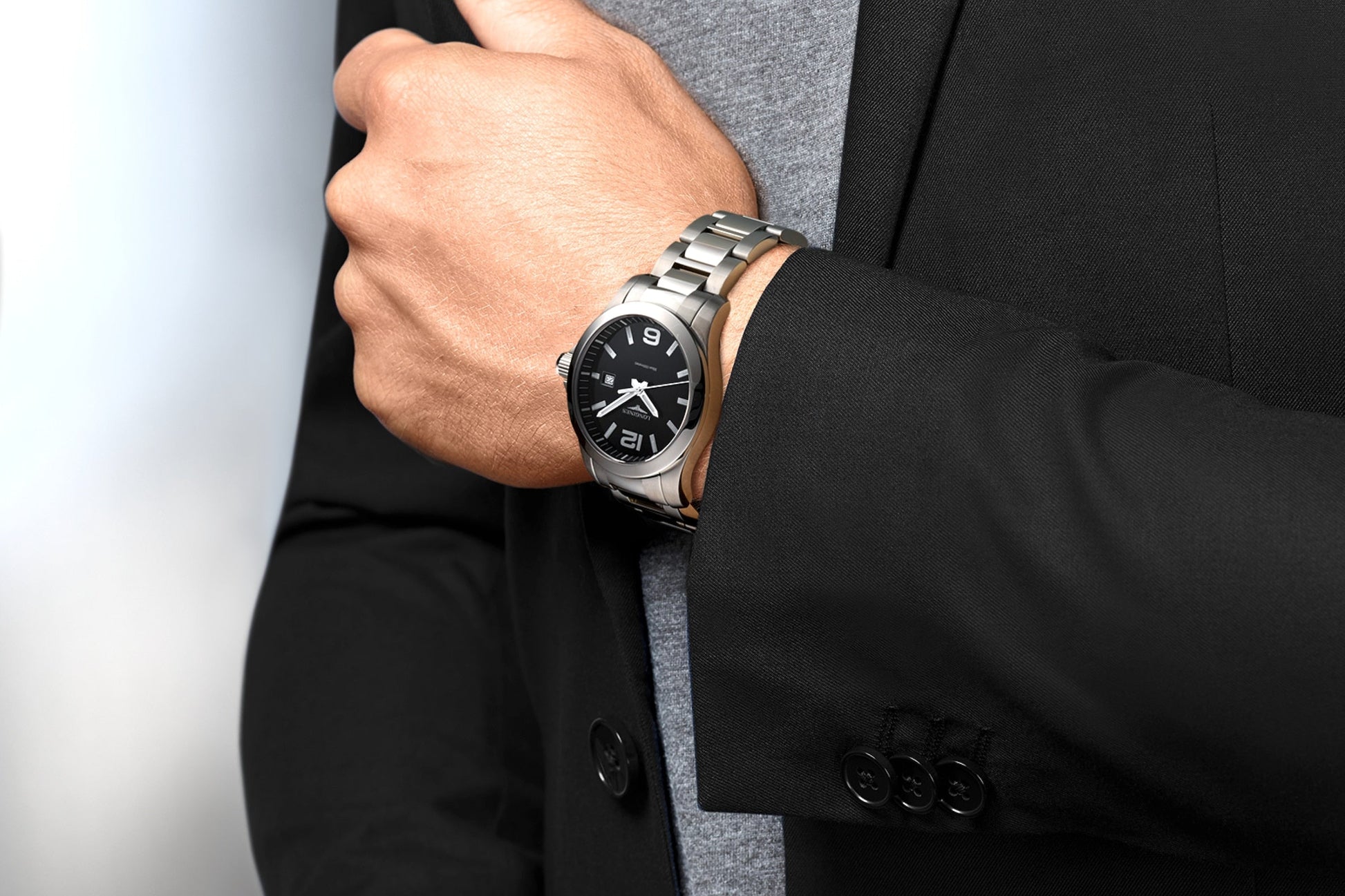 Longines Conquest Black dial Men 41mm