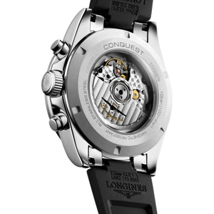 Longines Conquest Chronograph Sunray Brown & Black Dial Men 42mm