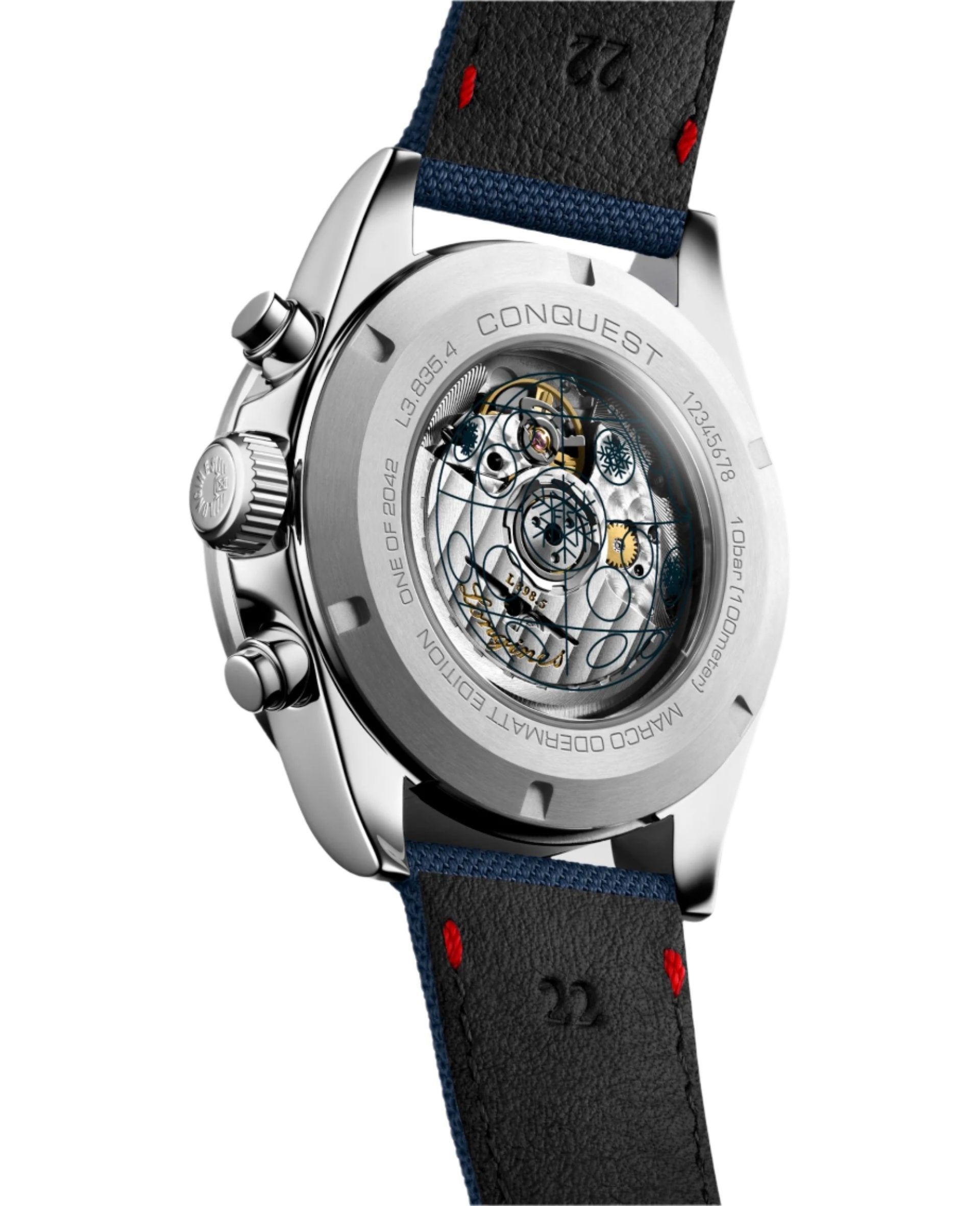 Longines Conquest Marco Odermatt Sunray Blue Dial Men 42mm