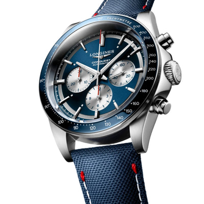 Longines Conquest Marco Odermatt Sunray Blue Dial Men 42mm