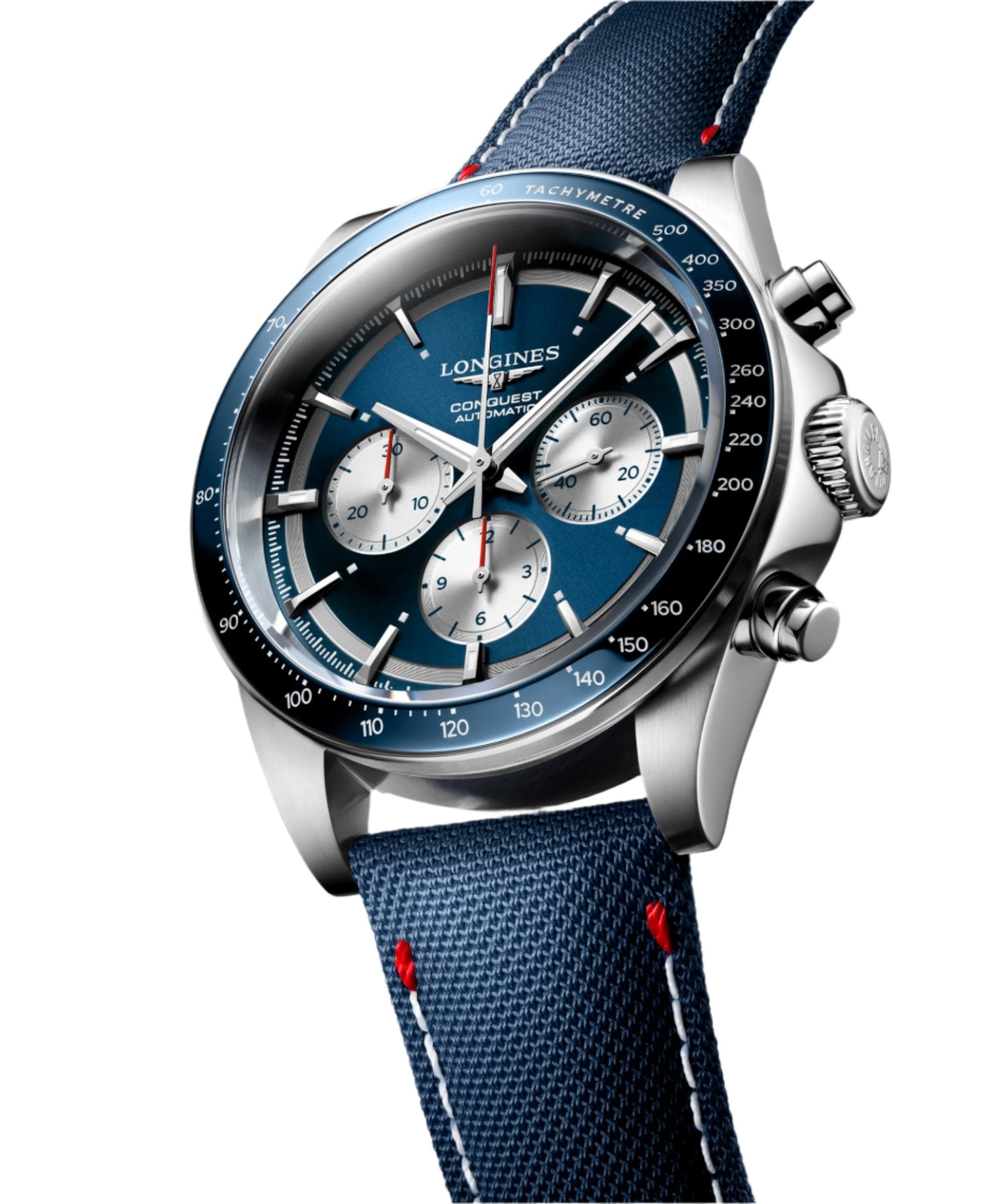 Longines Conquest Marco Odermatt Sunray Blue Dial Men 42mm