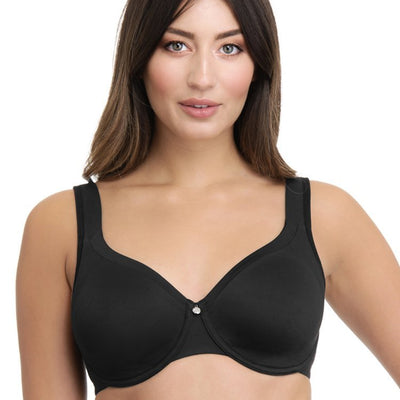Ultimo Contour Support Non-Padded Wired Bra - Black