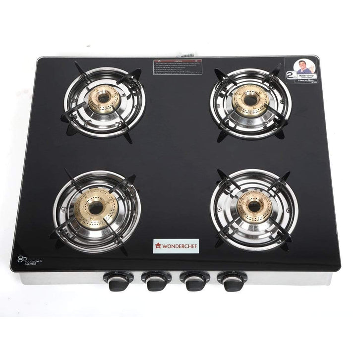 Zest  4 Burner Glass Cooktop