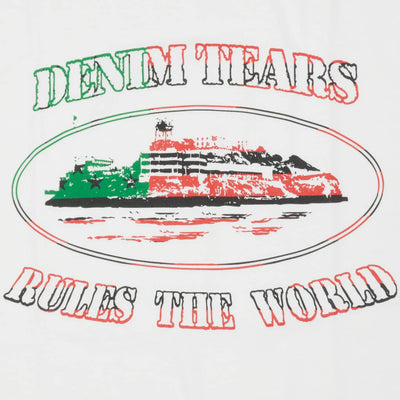 Corteiz x Denim Cortears OG Alcatraz White T Shirt