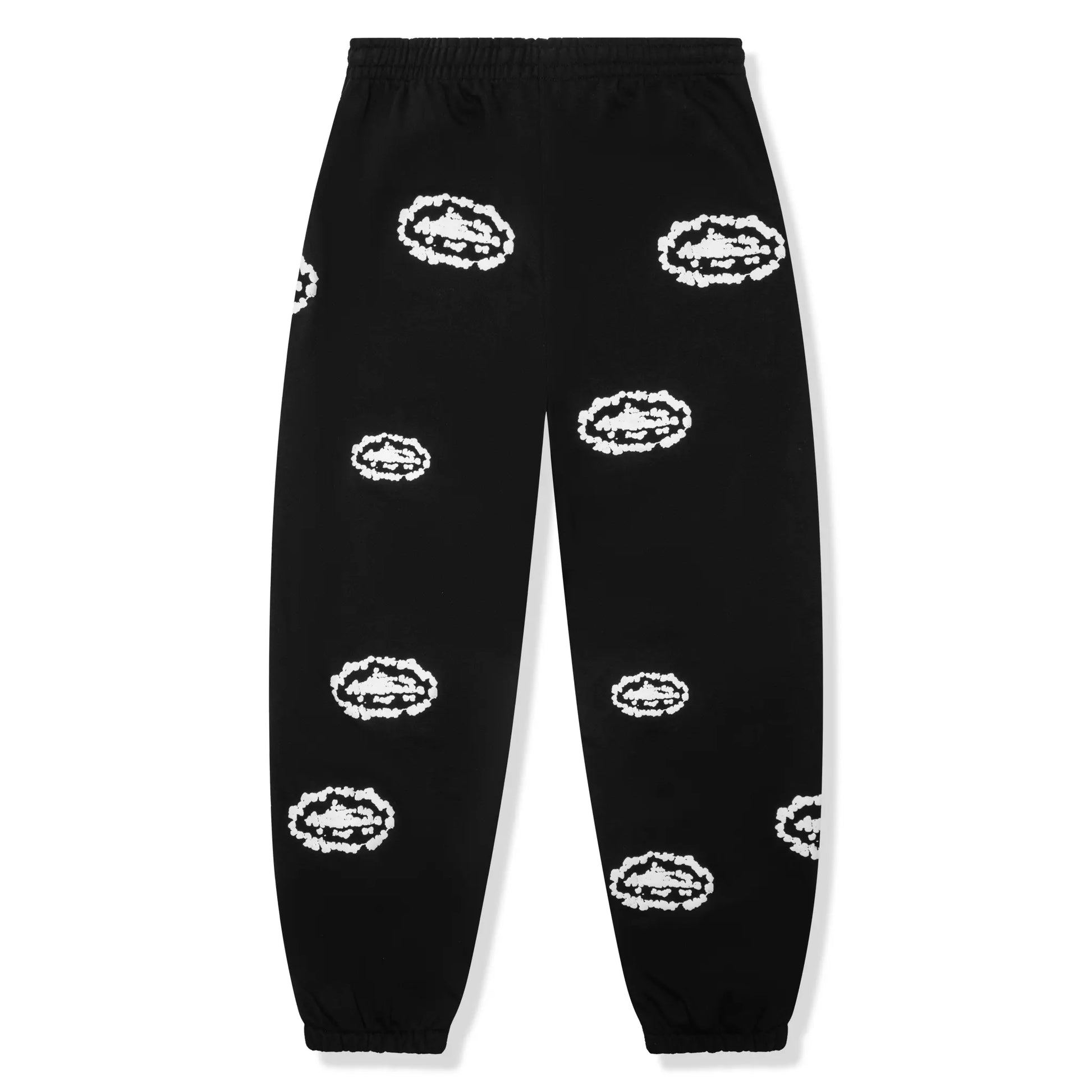 Corteiz x Denim Tears Island Wreath Black Sweatpants