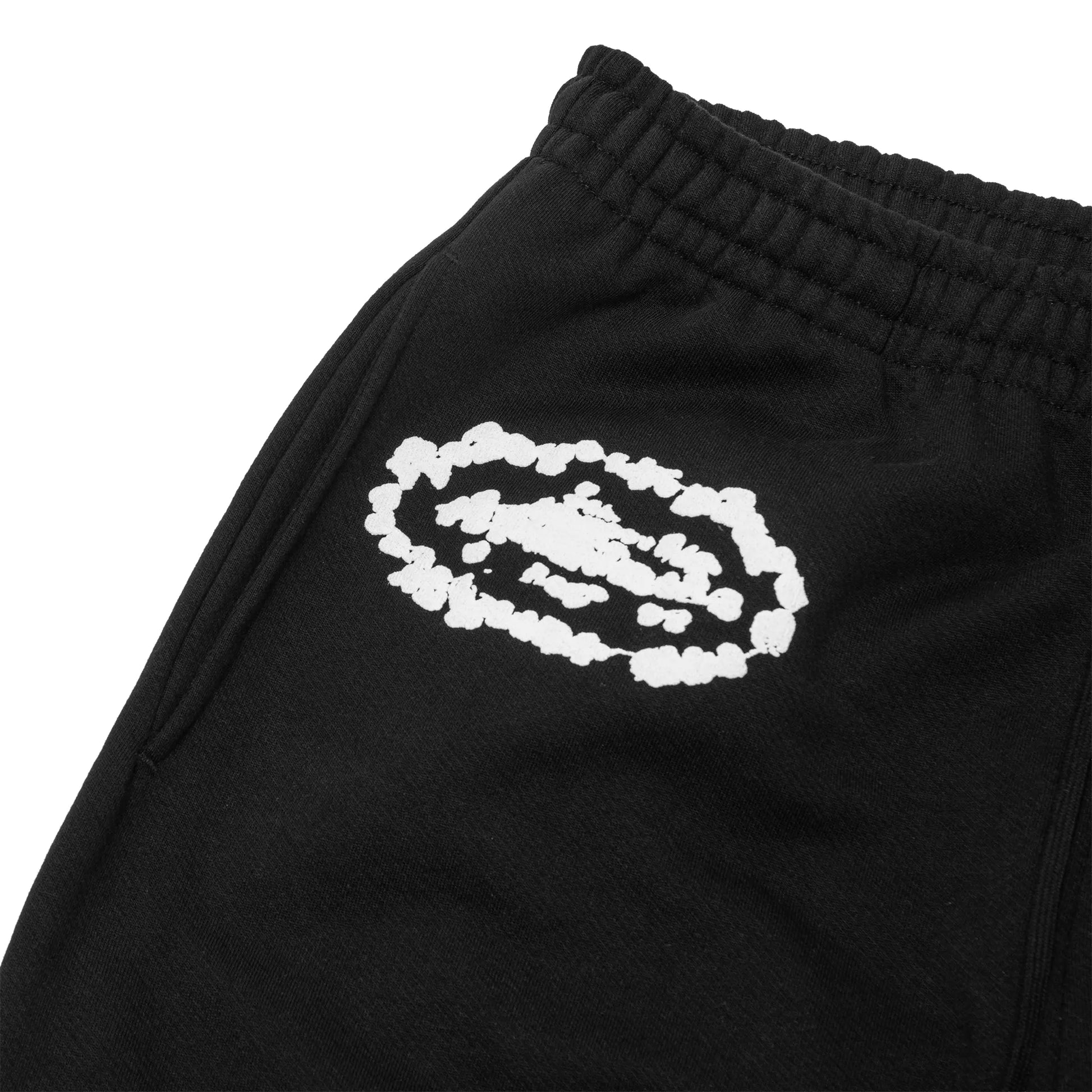 Corteiz x Denim Tears Island Wreath Black Sweatpants