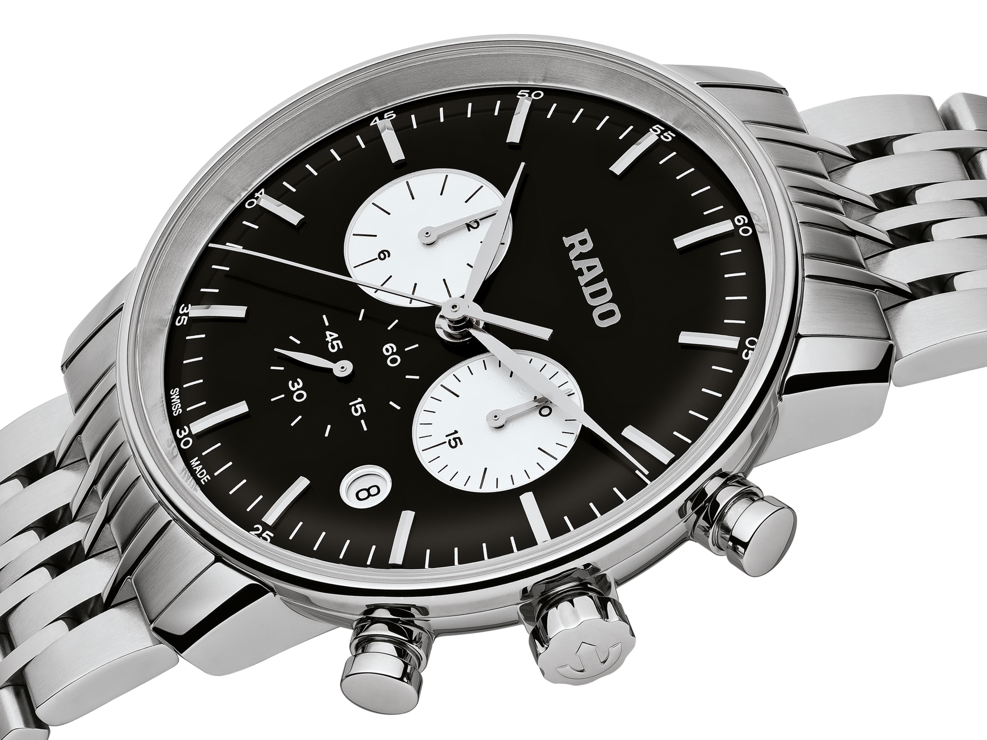 Rado Coupole Black Dial Men 42mm