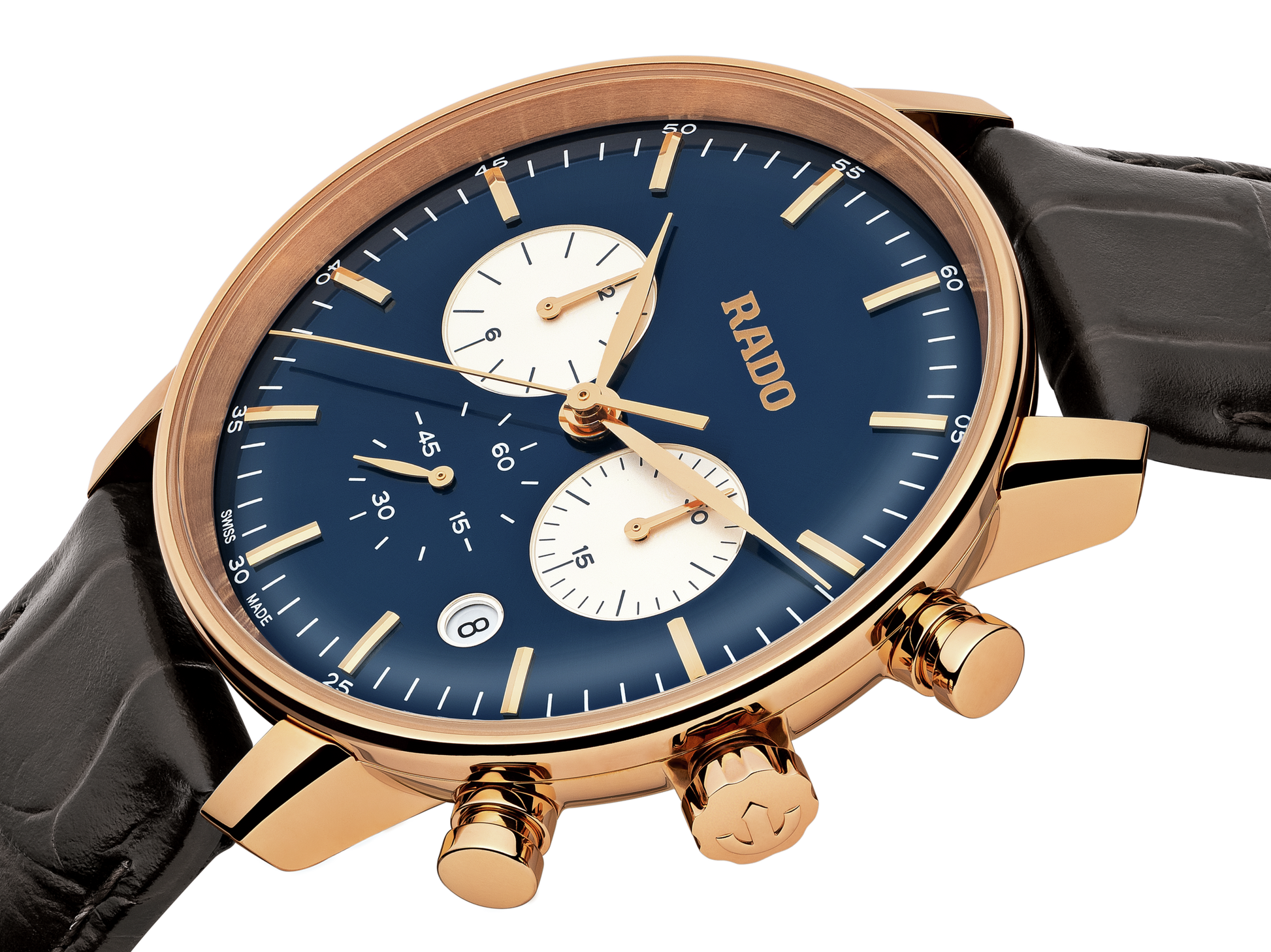 Rado Coupole Blue Dial Men 42mm