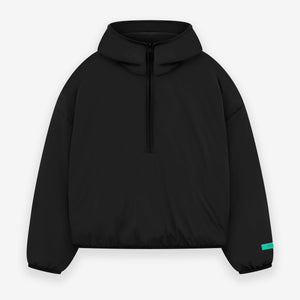 Nylon Filled Halfzip Hoodie